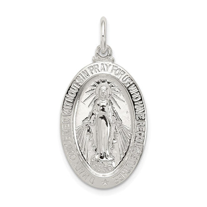 Sterlingsilber Wundertätig Medaille