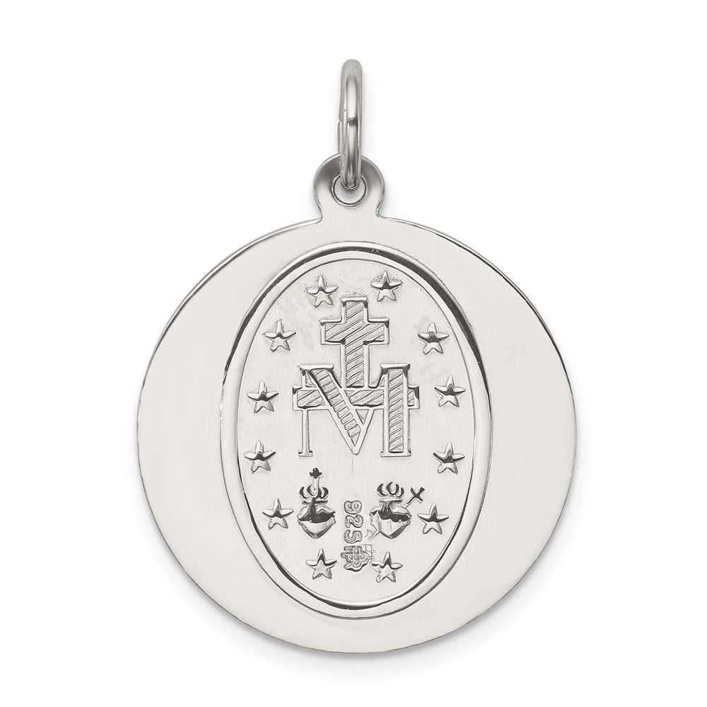 Sterlingsilber Wundertätig Medaille