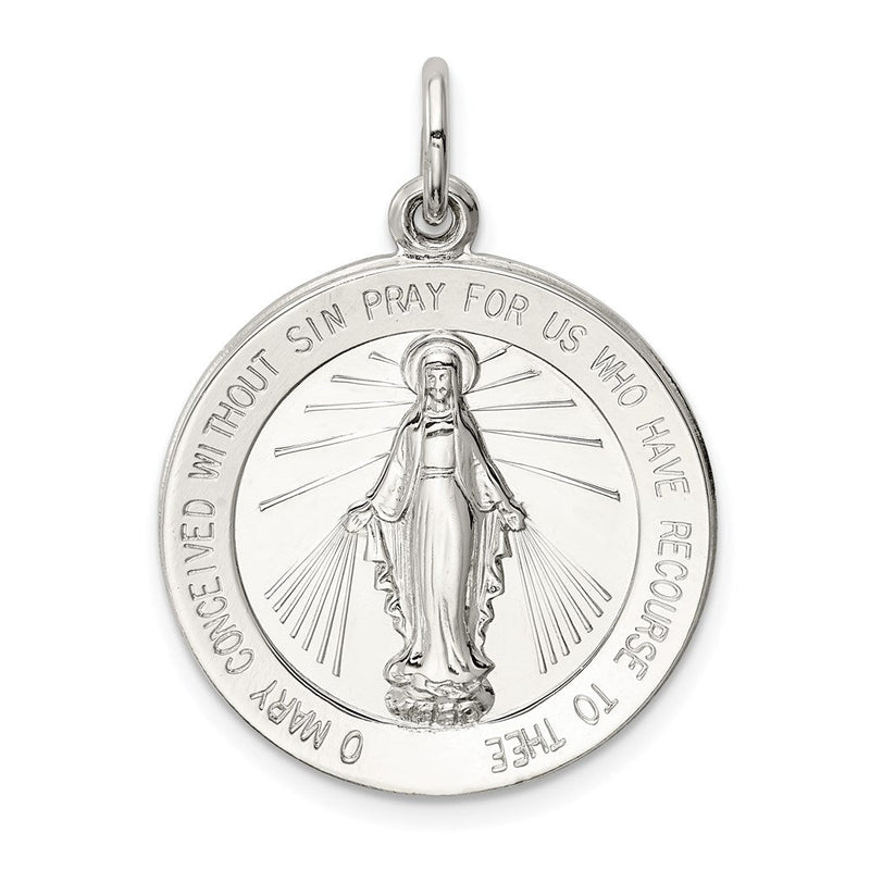 Sterlingsilber Wundertätig Medaille