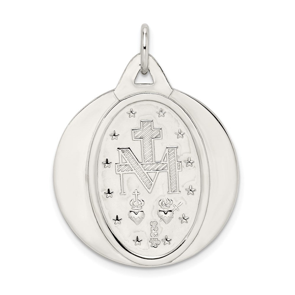 Sterlingsilber Wundertätig Medaille