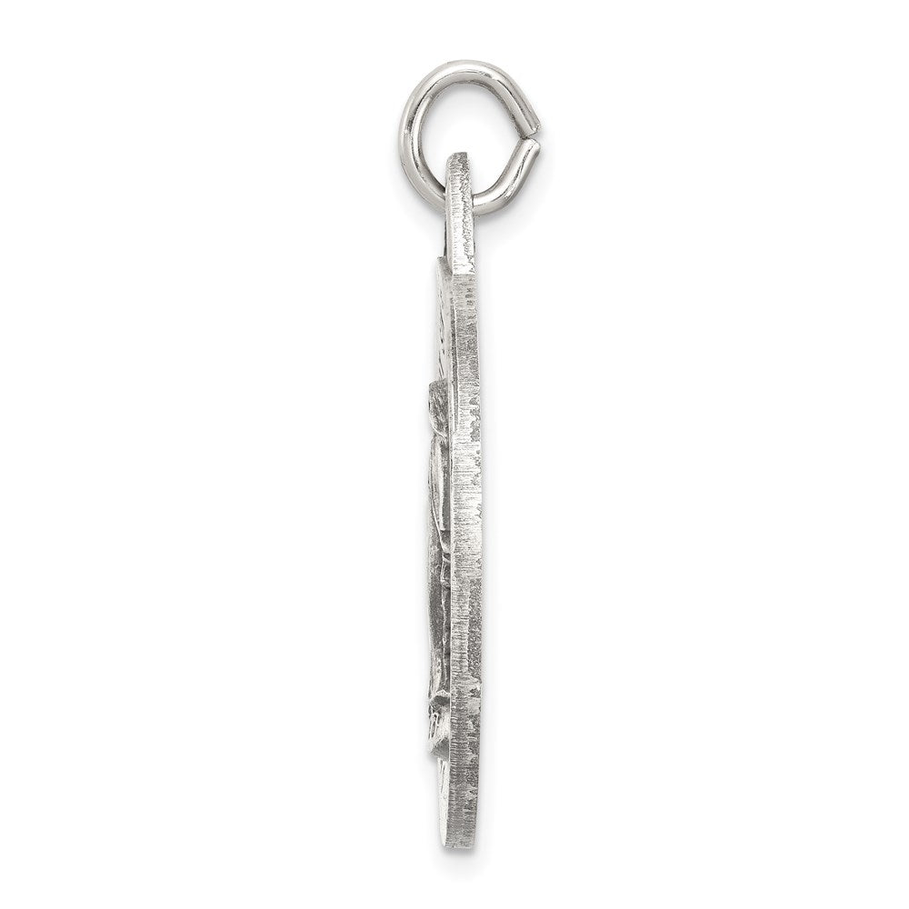 Sterlingsilber Antikisiert Wundertätig Medaille