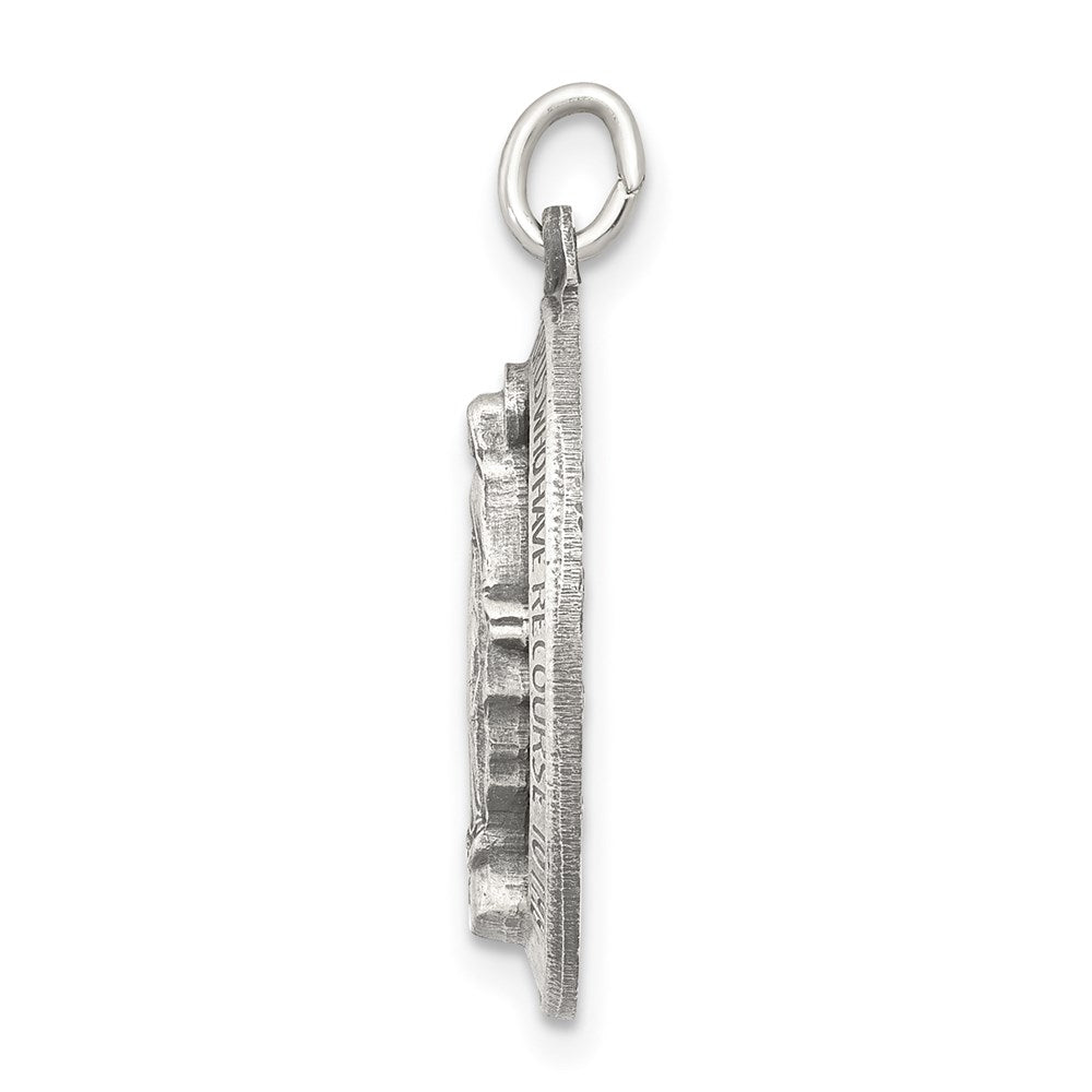 Sterlingsilber Antikisiert Wundertätig Medaille