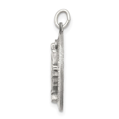 Sterlingsilber Antikisiert Wundertätig Medaille