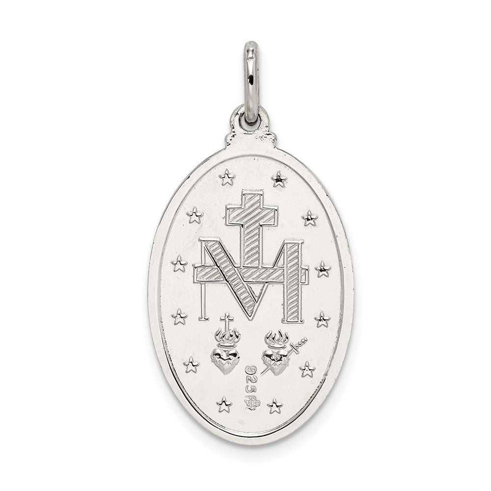 Sterlingsilber Wundertätig Medaille