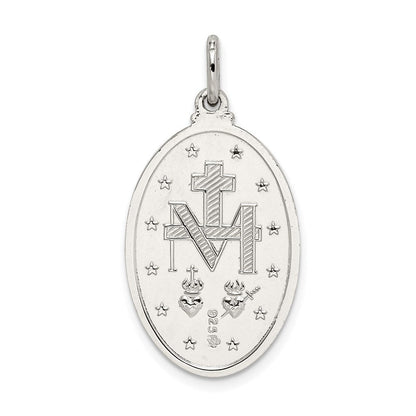 Sterlingsilber Wundertätig Medaille