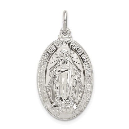 Sterlingsilber Wundertätig Medaille