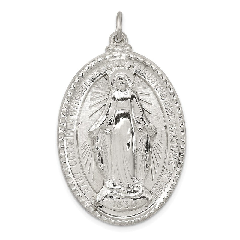 Sterlingsilber Wundertätig Medaille
