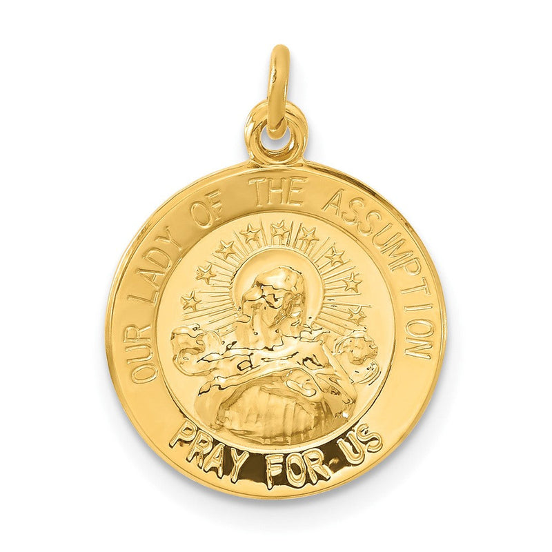 Sterlingsilber & 24K Vergoldet Our Damen Of The Assumption Medaille