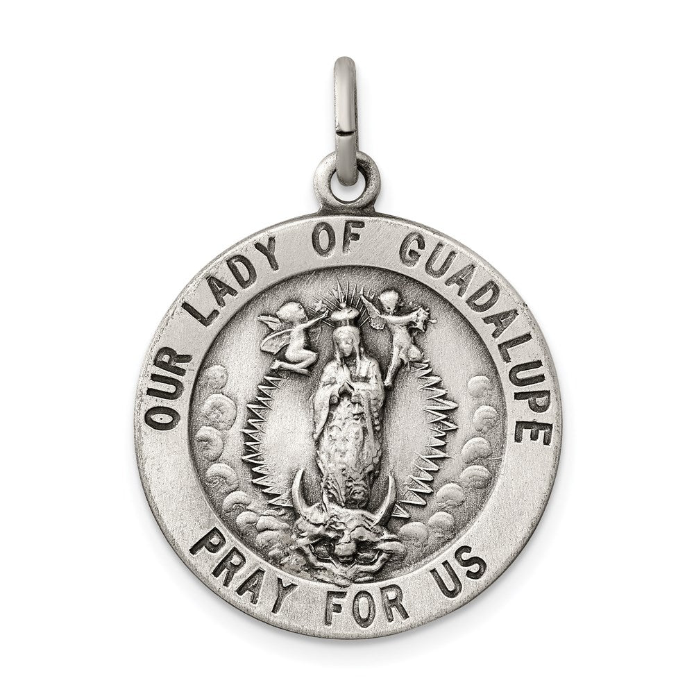 Sterlingsilber Our Damen Of Guadalupe Medaille