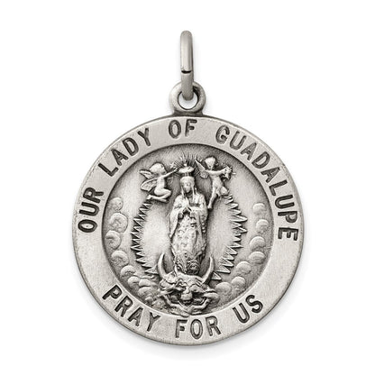 Sterlingsilber Our Damen Of Guadalupe Medaille
