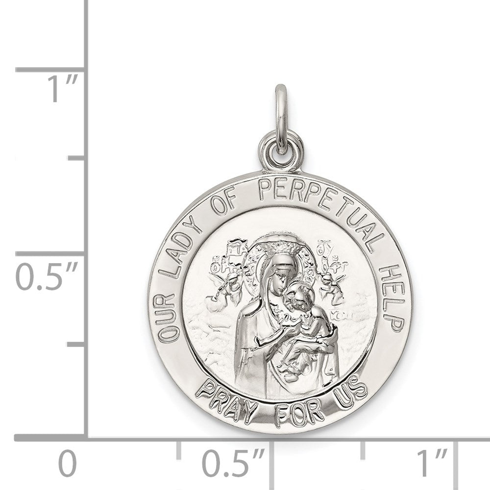 Sterlingsilber Our Damen Of Perpetual Help Medaille