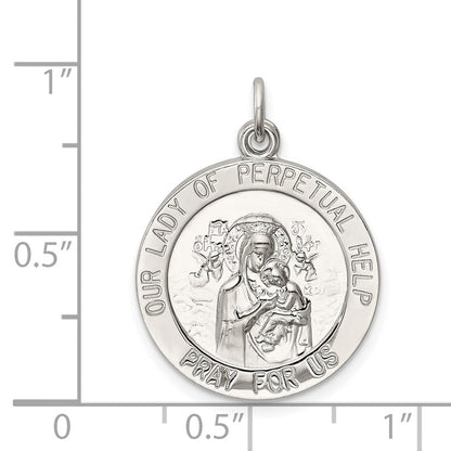 Sterlingsilber Our Damen Of Perpetual Help Medaille