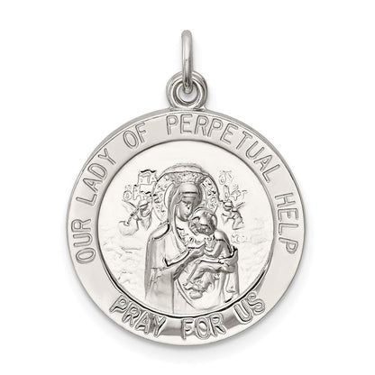 Sterlingsilber Our Damen Of Perpetual Help Medaille