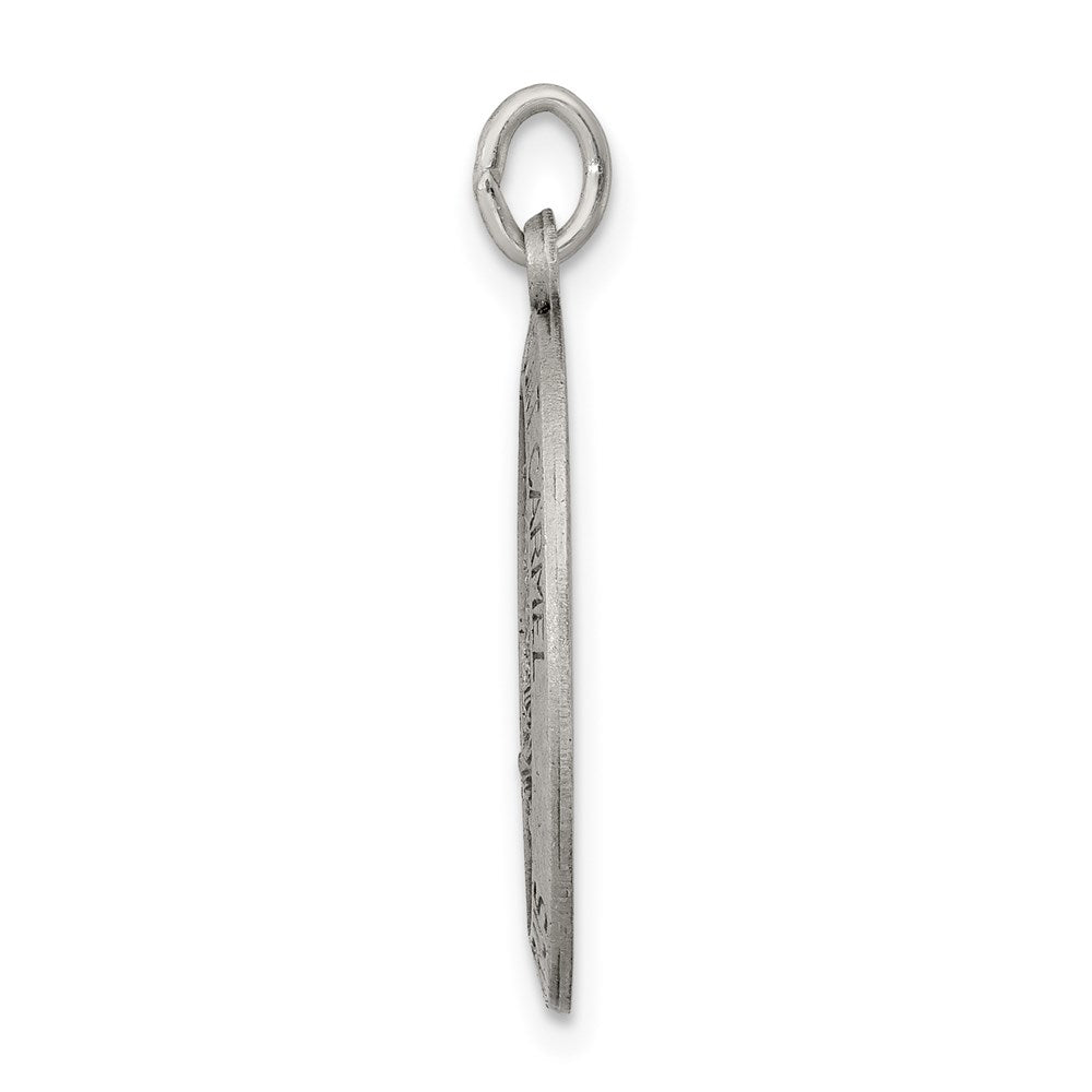 Sterlingsilber Antikisiert Our Damen Of Mt.carmel Medaille