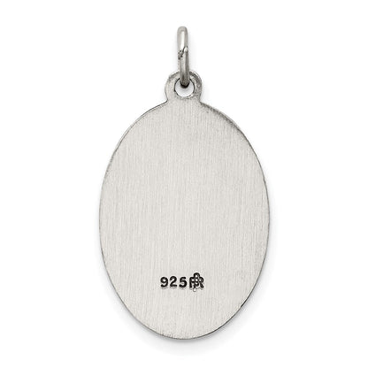 Sterlingsilber Antikisiert Our Damen Of Mt.carmel Medaille