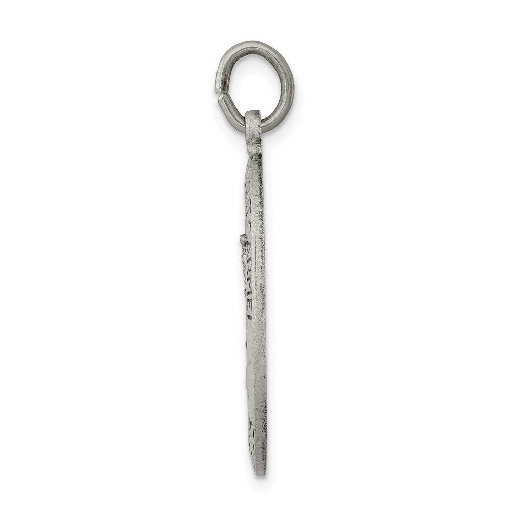 Sterlingsilber Antikisiert Our Damen Of Fassung Carmel Medaille