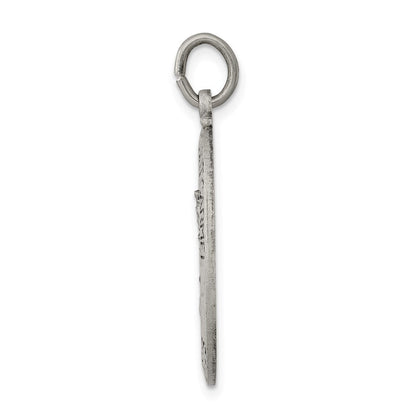 Sterlingsilber Antikisiert Our Damen Of Fassung Carmel Medaille