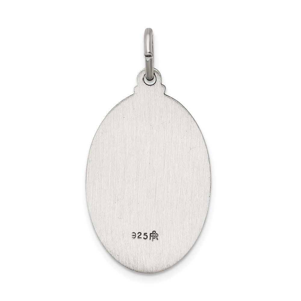 Sterlingsilber Antikisiert Our Damen Of Fassung Carmel Medaille