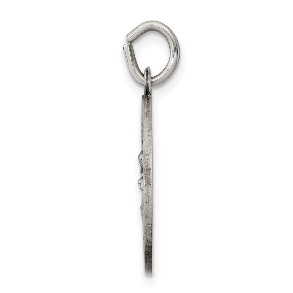 Sterlingsilber Antikisiert Our Damen Of Perpetual Help Rund Medaille