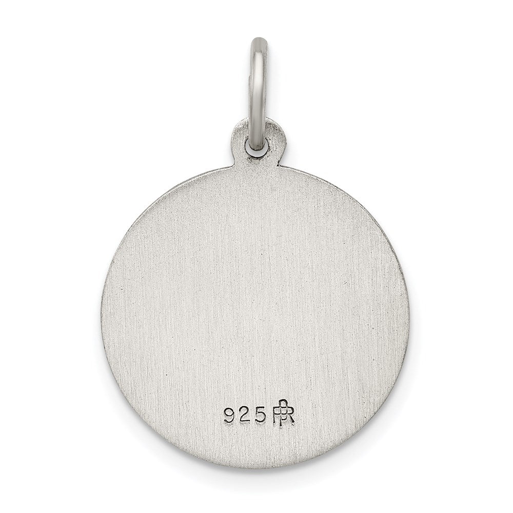 Sterlingsilber Antikisiert Our Damen Of Perpetual Help Rund Medaille