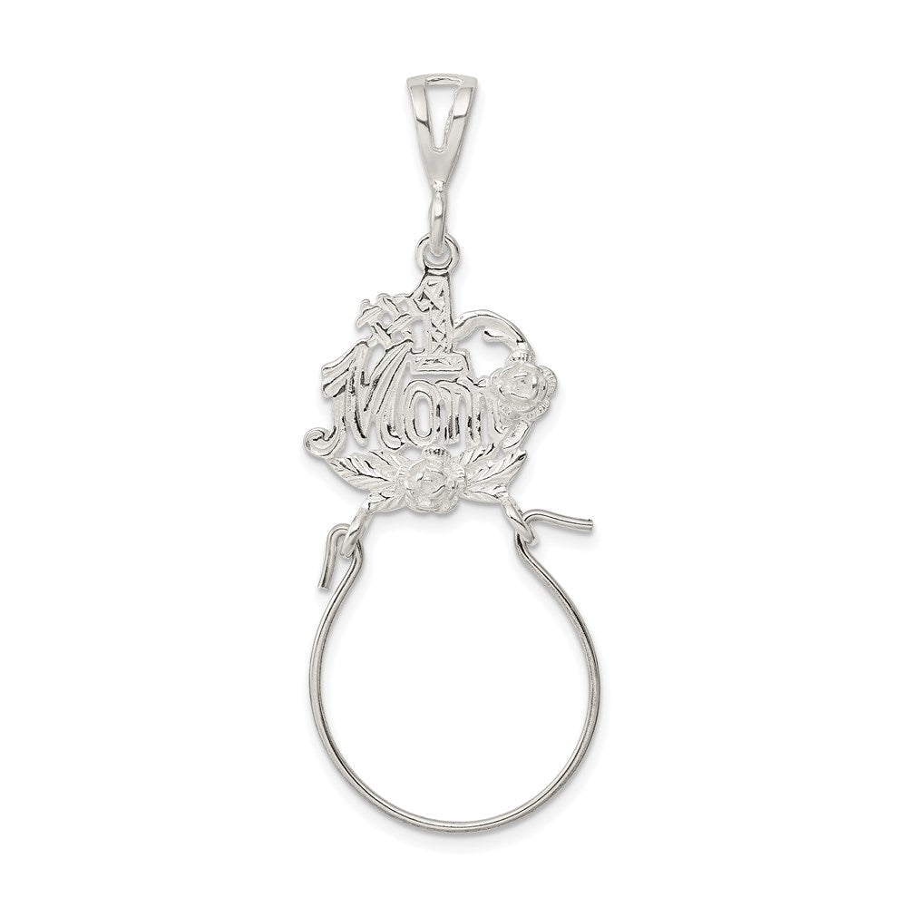 Sterlingsilber #1 Mama Charm Halter