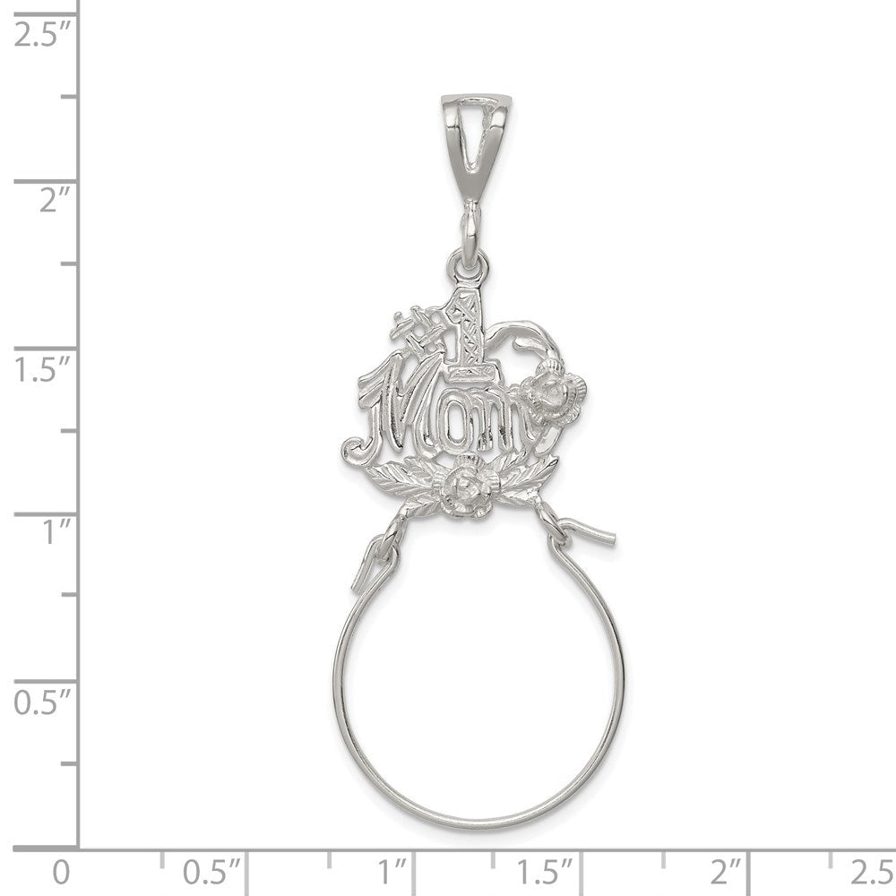 Sterlingsilber #1 Mama Charm Halter