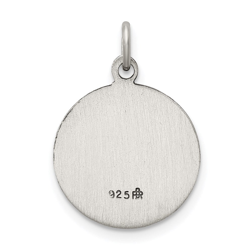 Sterlingsilber Antikisiert Our Damen Of Fatima Medaille