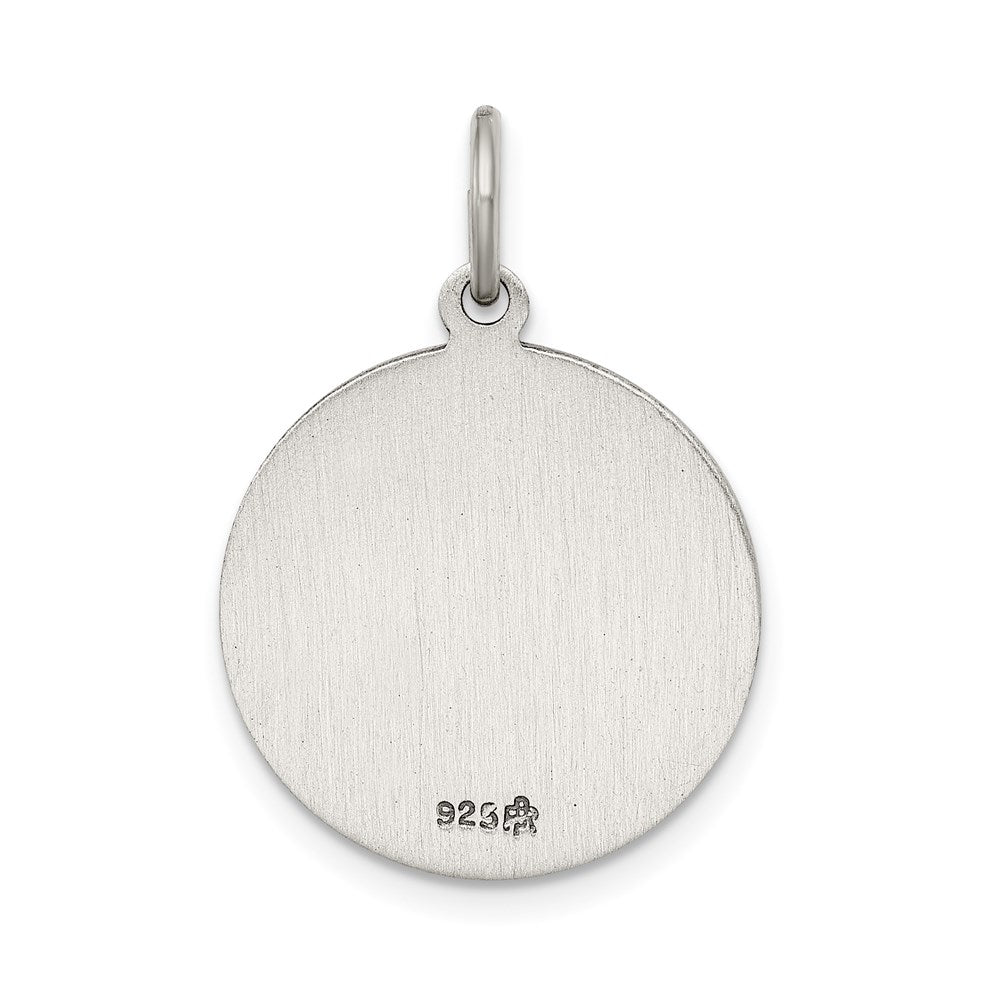 Sterlingsilber Antikisiert Our Damen Of Loreto Medaille
