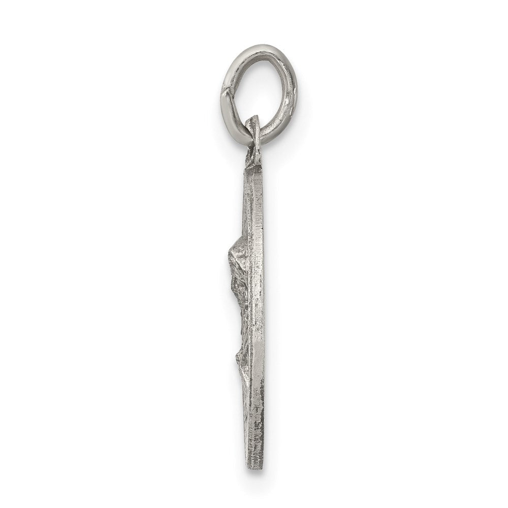 Sterlingsilber Antikisiert Heilig Herz Of Mary Medaille
