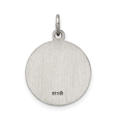 Sterlingsilber Antikisiert Heilig Herz Of Mary Medaille