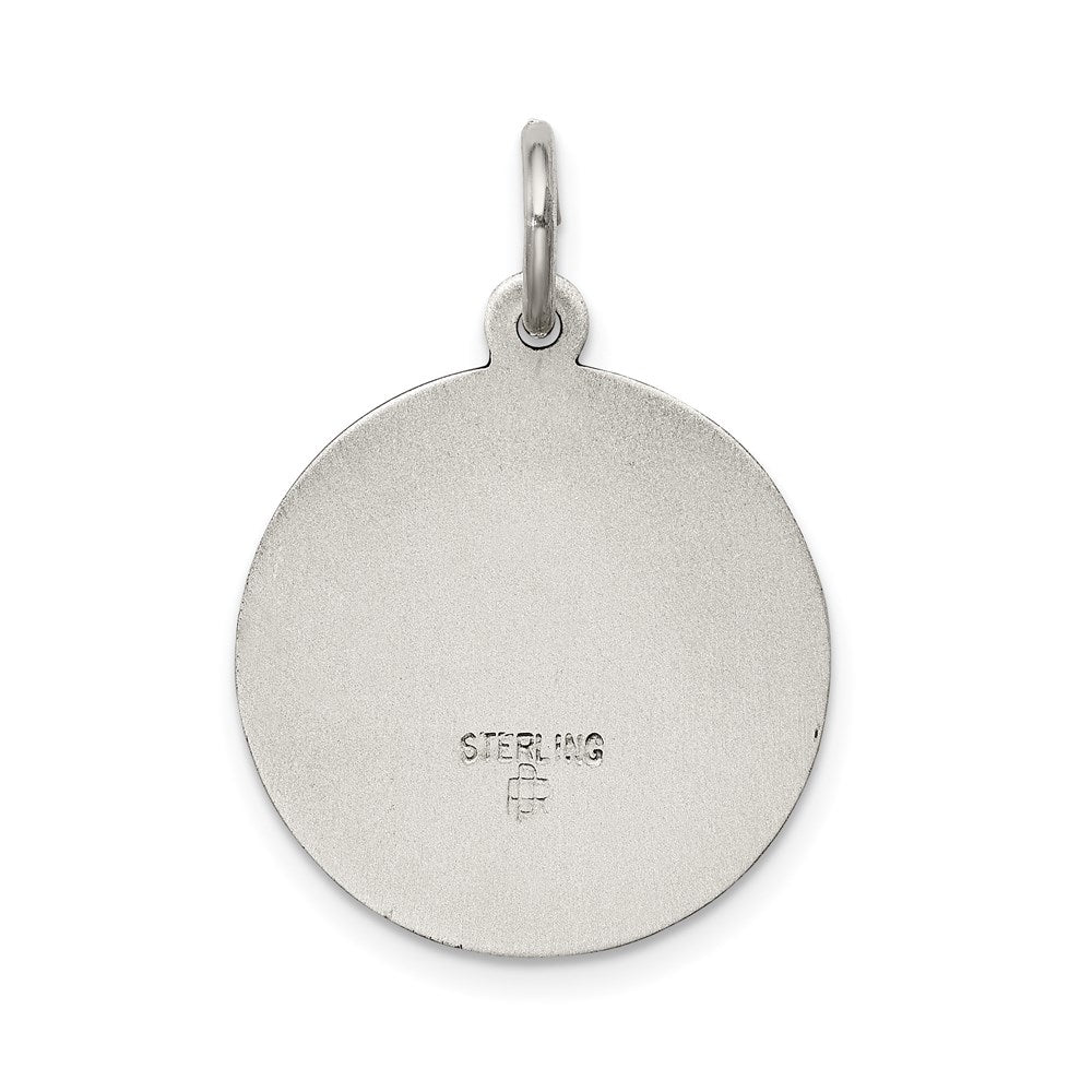 Sterlingsilber Antikisiert Heilig Herz Of Mary Medaille