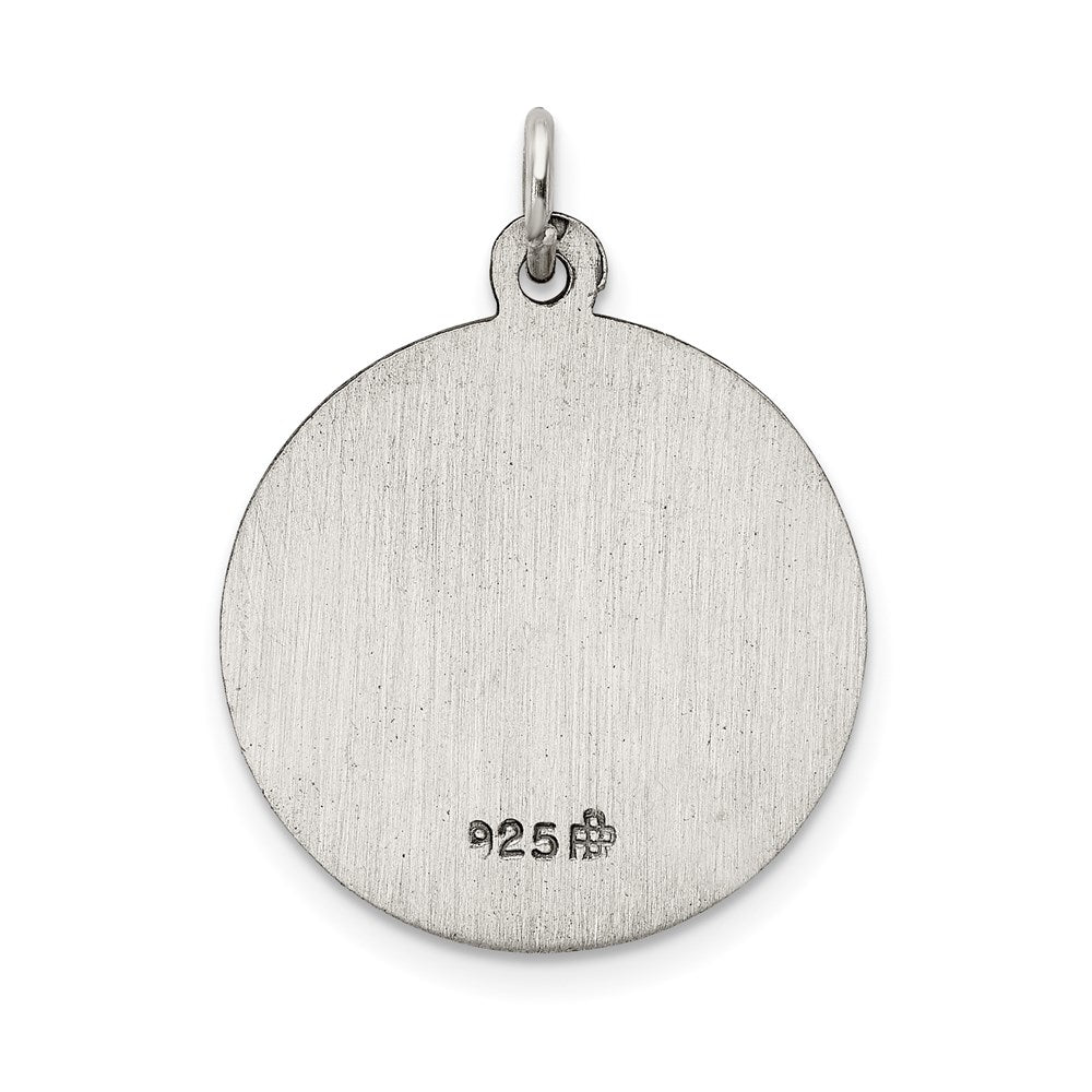 Sterlingsilber Antikisiert Our Damen Of The Assumption Medaille