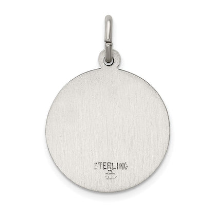 Sterlingsilber Antikisiert Gesegnet Mutter Medaille