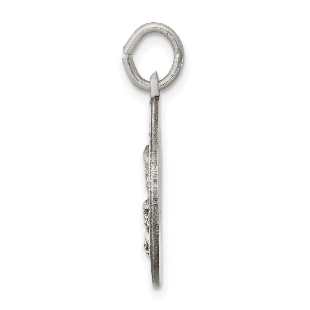Sterlingsilber Antikisiert Damen Of Montserrate Medaille