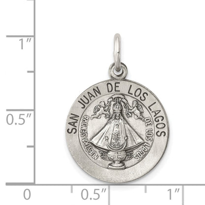 Sterlingsilber Antikisiert San Juan Los Lagos Medaille