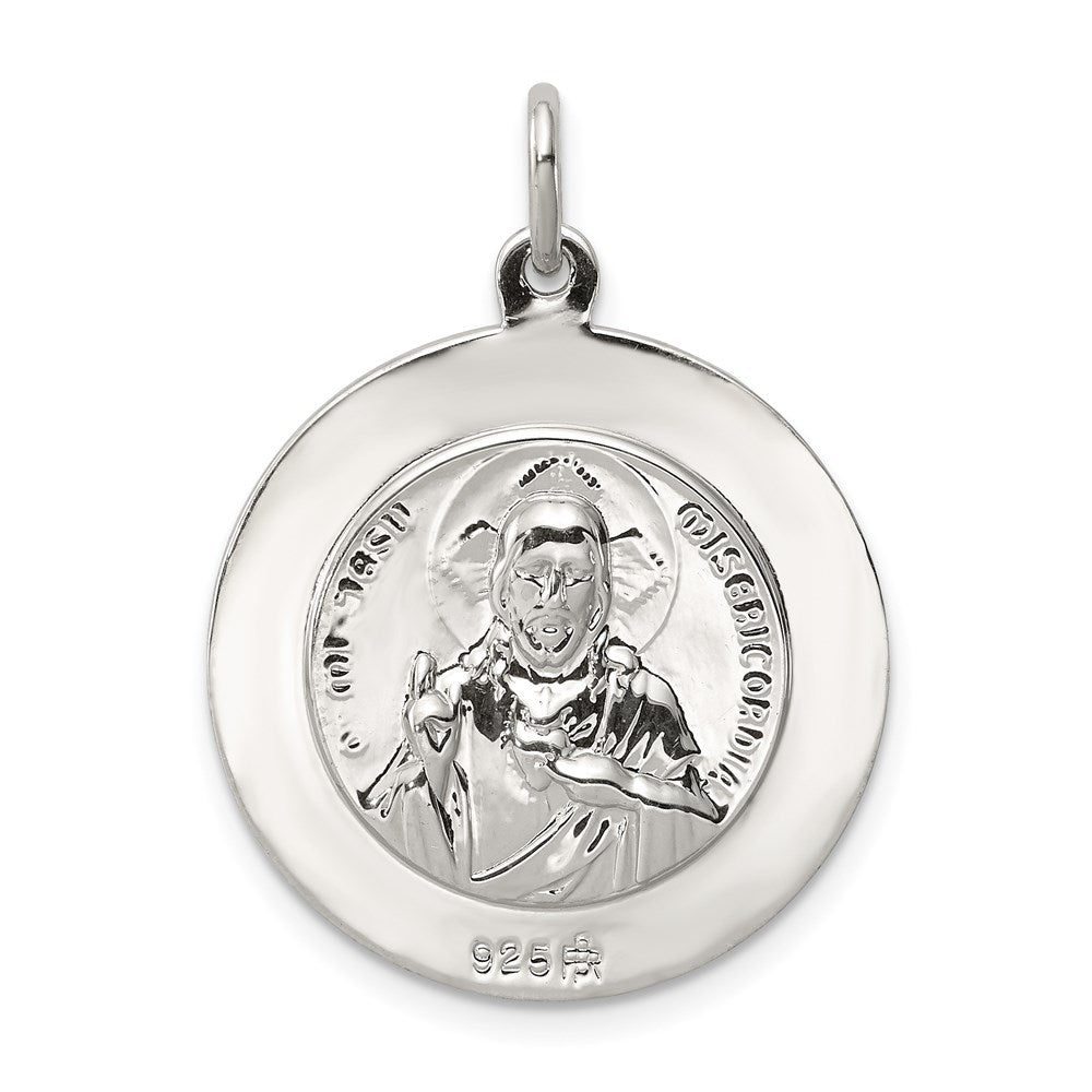 Sterlingsilber Queen Of The Heilig Scapular Medaille