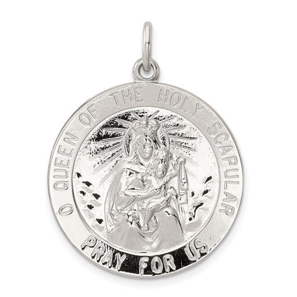 Sterlingsilber Queen Of The Heilig Scapular Medaille