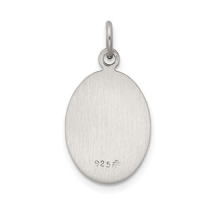 Sterlingsilber Antikisiert Saint Christopher Medaille