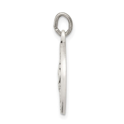 Sterlingsilber Antikisiert St. Christopher Medaille