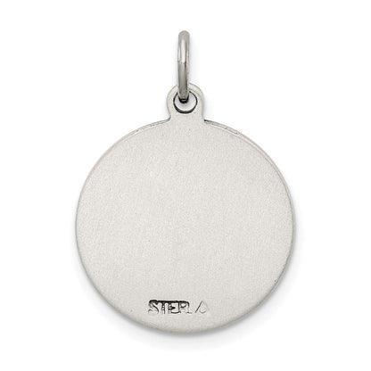 Sterlingsilber Antikisiert St. Christopher Medaille