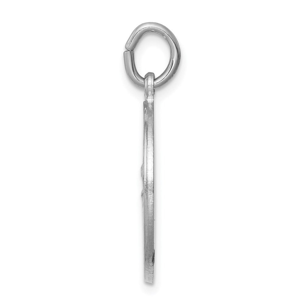 Sterlingsilber Rhodiniert Saint Christopher Medaille