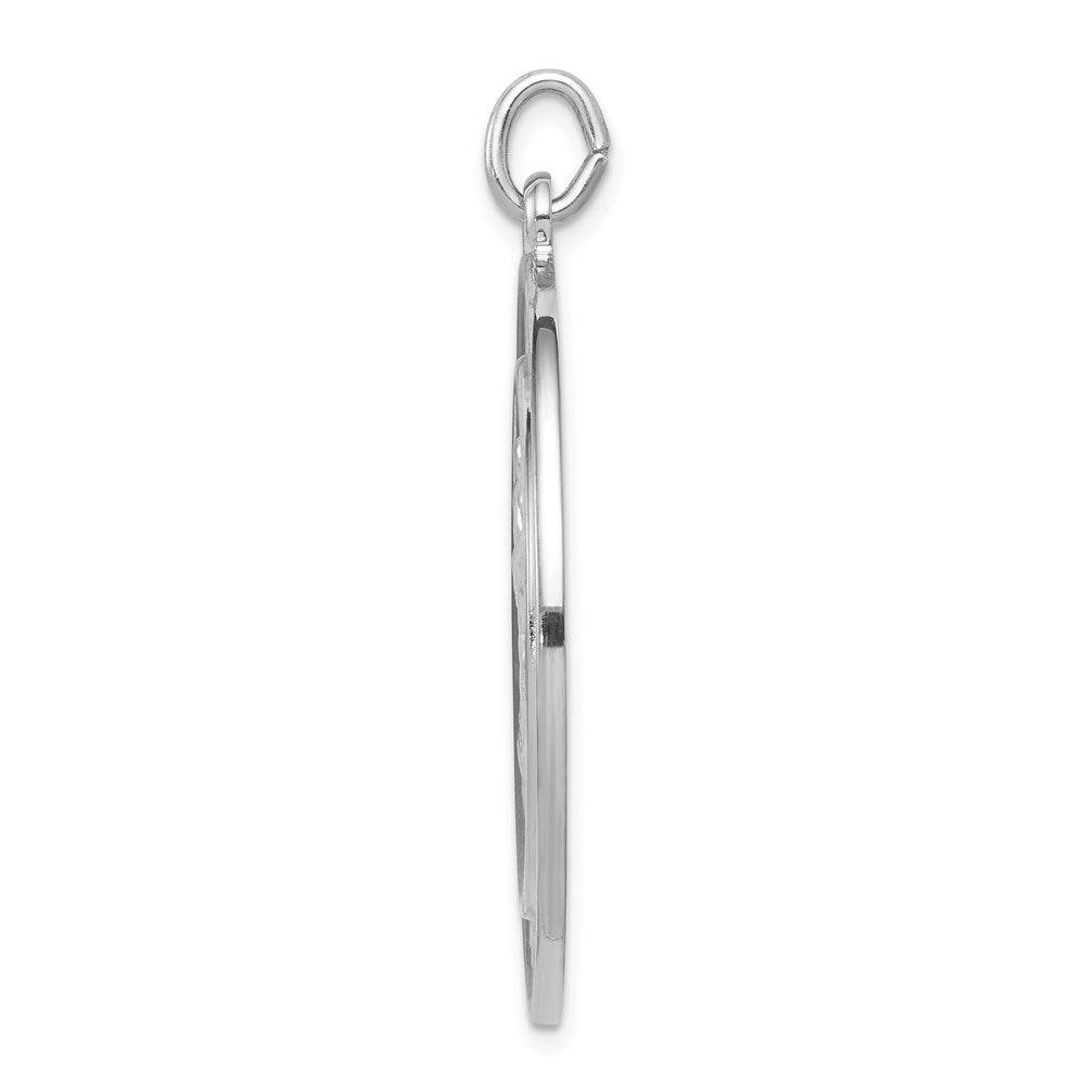Sterlingsilber Rhodiniert Saint Christopher Medaille