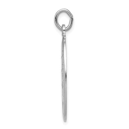 Sterlingsilber Rhodiniert Saint Christopher Medaille