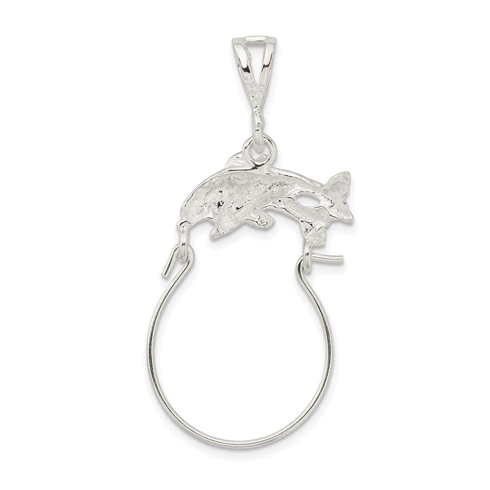 Sterlingsilber Delfin Charm Halter