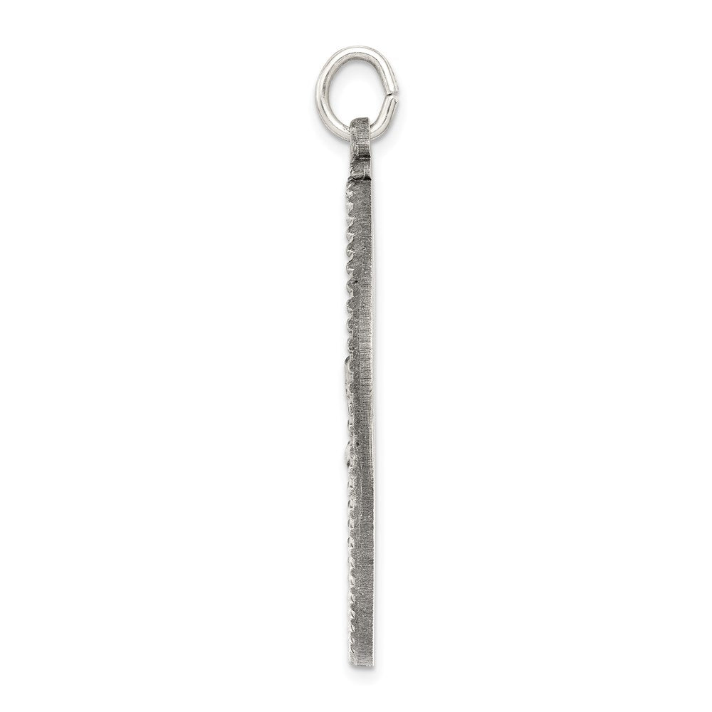 Sterlingsilber Antikisiert Saint Christopher Medaille
