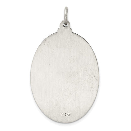Sterlingsilber Antikisiert Saint Christopher Medaille