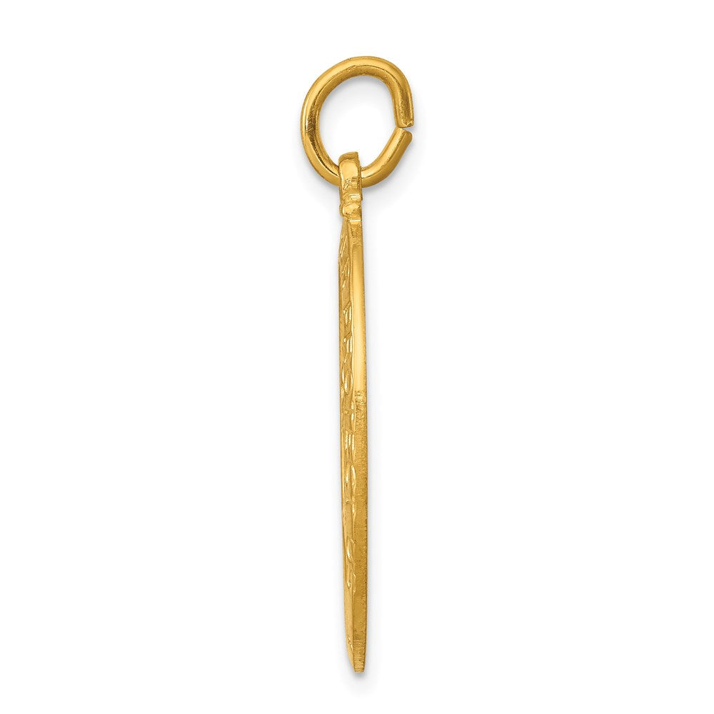 Sterlingsilber 24K Vergoldet Saint Christopher Medaille