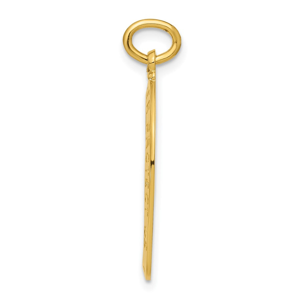 Sterlingsilber 24K Vergoldet Baseball Saint Christopher Medaille Anhänger