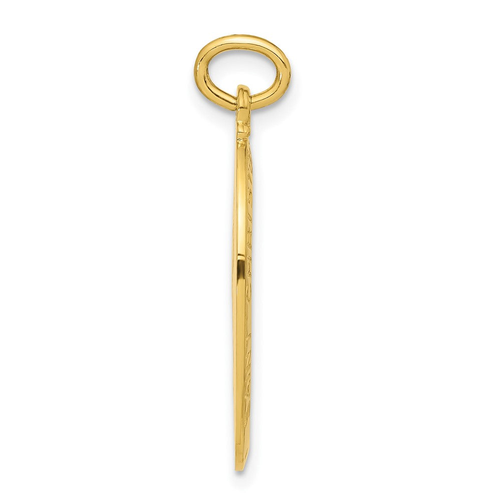 Sterlingsilber 24K Vergoldet Tennis Saint Christopher Medaille Anhänger