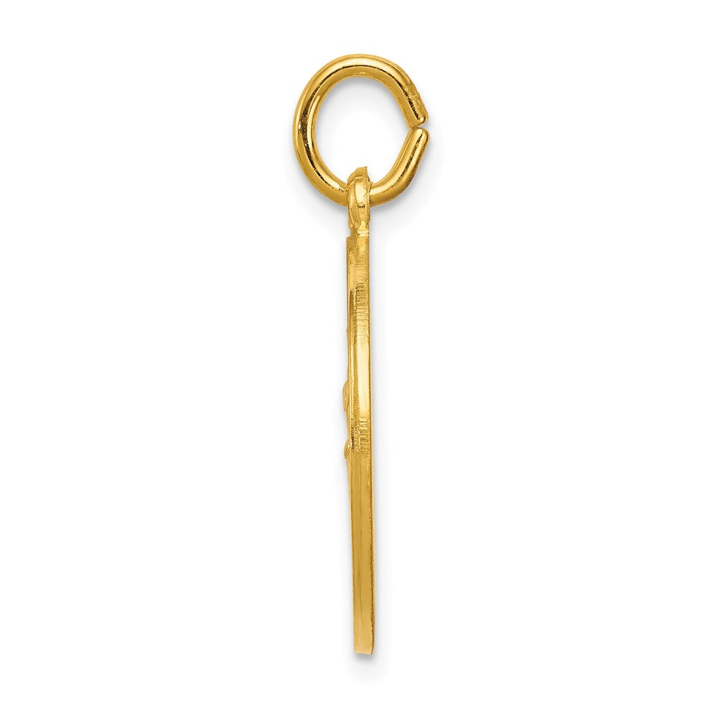 Sterlingsilber 24K Vergoldet Saint Christopher Medaille